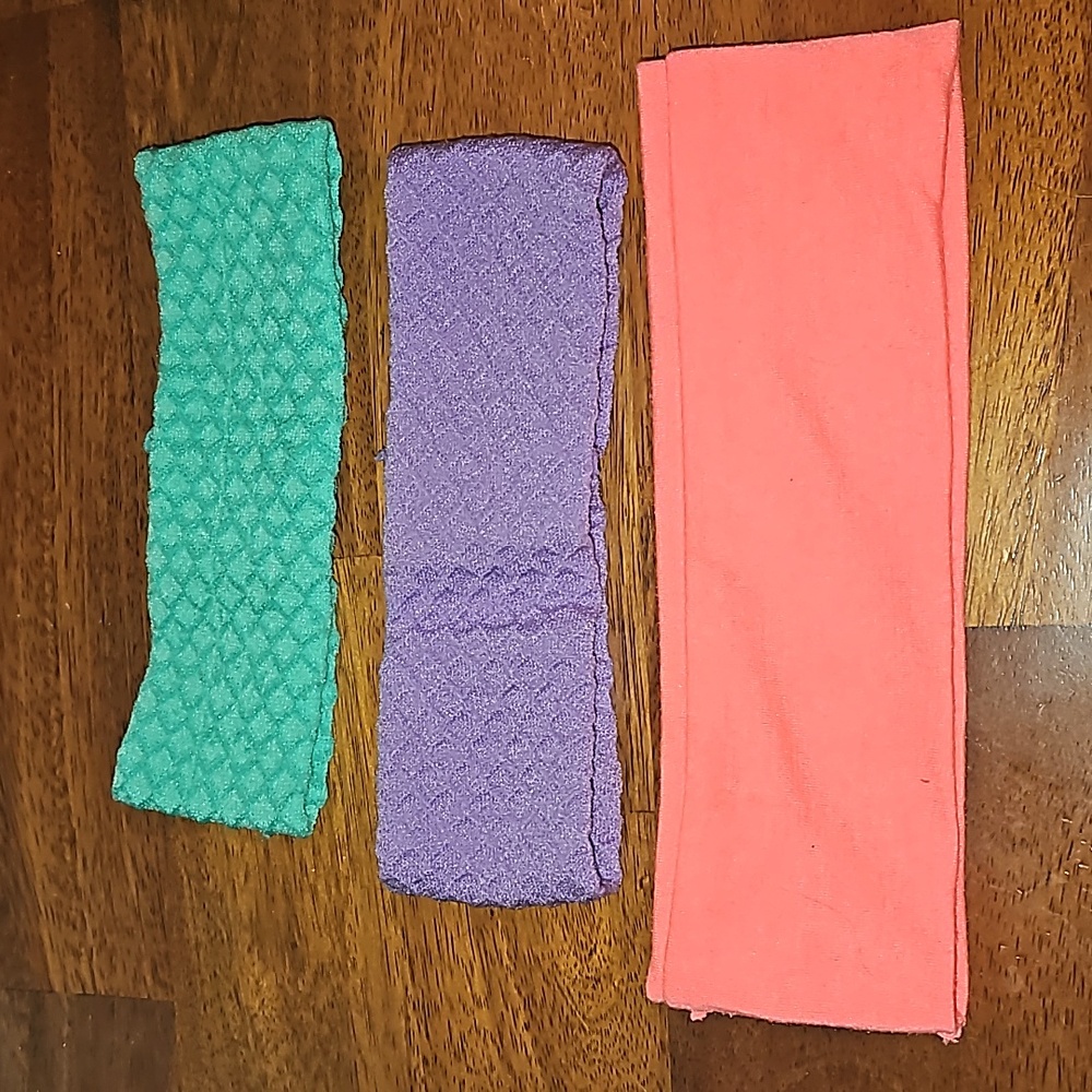 Womens stretchy 3 Pavk headbands